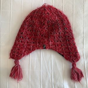 Pink Turtle Fur Ski Beanie